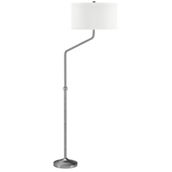 Hudson&Canal Callum Height-Adjustable Floor Lamp with Fabric Shade
