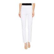 KRAZY LARRY WOMENS STRETCH ANKLE PANT WHITE
