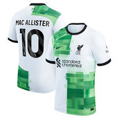 Nike Men's Alexis Mac Allister White Liverpool 2023/24 Away Replica Player Jersey