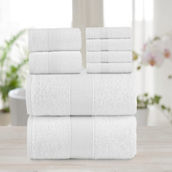 Chic Home Turkish Cotton  8pc Towel Set