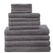 510 Design Big Bundle 100% Cotton Quick Dry 12 Piece Bath Towel Set