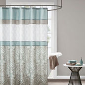 510 Design Josefina Printed and Embroidered Shower Curtain