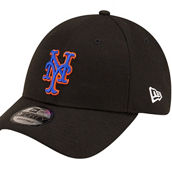 New Era Men's Black New York Mets Alternate The League 9FORTY Adjustable Hat