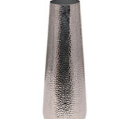 Morgan Hill Home Modern Silver Aluminum Vase