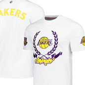 FISLL Unisex White Los Angeles Lakers Heritage Crest T-Shirt