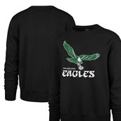 '47 Men's Black Philadelphia Eagles Imprint Headline Pullover Sweatshirt