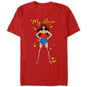 Mad Engine Mens Wonder Woman  Wonder Woman My Hero T-Shirt