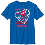 Mad Engine Boys Marvel Seasonal Amazing Valentine Spiderman T-Shirt