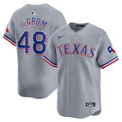 Nike Men's Jacob deGrom Gray Texas Rangers Away Limited Player Jersey