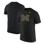 Nike Men's Black Michigan Wolverines Logo Color Pop T-Shirt
