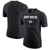 Nike Men's Black Boston Celtics Just Do It T-Shirt