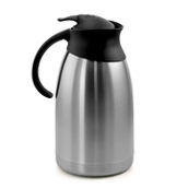 MegaChef 2 Liter Stainless Steel Thermal Beverage Carafe for Coffee and Tea