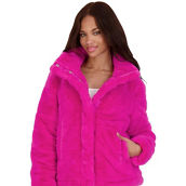Womens Faux Fur Short Faux Fur Coat