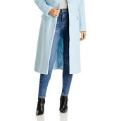 Womens Feather Jacket Trench Coat