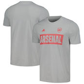 adidas Men's Gray Arsenal Culture Bar T-Shirt