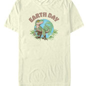 Mad Engine Jurassic World  Men's Jurassic Earth Day T-Shirt