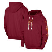 Nike Men's Red Miami Heat Authentic Performance Pullover Hoodie