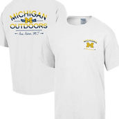 Comfort Wash Men's Comfort Wash White Michigan Wolverines Great Outdoors T-Shirt