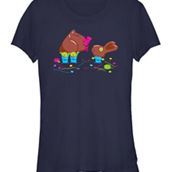 Mad Engine Pixar-Toy Story 1-3 Juniors Chocolate Bunny T-Shirt