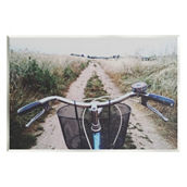 Stupell Wall Plaque Art Bicycle on Rural Path, 10 x 15
