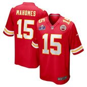 Nike Men's Patrick Mahomes Red Kansas City Chiefs Super Bowl LVIII Game Jersey