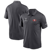 Nike Men's Anthracite San Francisco 49ers Super Bowl LVIII Performance Patch Polo