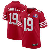 Nike Men's Deebo Samuel Scarlet San Francisco 49ers Super Bowl LVIII Game Jersey
