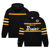 Mitchell & Ness Men's Black Boston Bruins Head Coach Pullover Hoodie