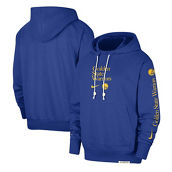 Nike Men's Royal Golden State Warriors Authentic Performance Pullover Hoodie