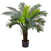 Nearly Natural 3-ft Cycas Tree UV Resistant (Indoor/Outdoor)
