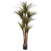 Nearly Natural 5.5-ft Giant Yucca Artificial Tree UV Resistant