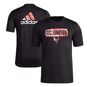 adidas Men's Black D.C. United Local Pop AEROREADY T-Shirt