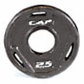 CAP 2.5 lb Black Olympic Grip Plate-.com