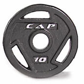 CAP 10 lb Black Olympic Grip Plate-.com