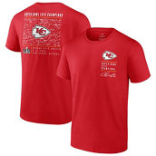 Fanatics Branded Men's Red Kansas City Chiefs Super Bowl LVIII Autograph T-Shirt