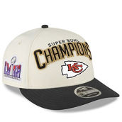 New Era Men's Cream Kansas City Chiefs Super Bowl LVIII Locker Room LP 9FIFTY Hat