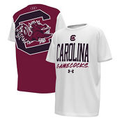 Under Armour Youth White/Garnet South Carolina Gamecocks Gameday T-Shirt