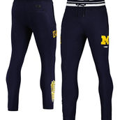 Pro Standard Men's Navy Michigan Wolverines Script Tail Fleece Sweatpants