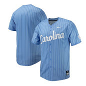 Nike Men's Carolina Blue North Carolina Tar Heels Pinstripe Replica Baseball Jersey