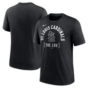 Nike Men's Heather Black St. Louis Cardinals Swing Big Tri-Blend T-Shirt