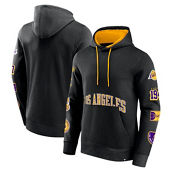 Fanatics Branded Men's Black Los Angeles Lakers Home Court Pullover Hoodie