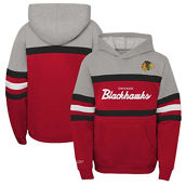 Mitchell & Ness Youth Black Chicago Blackhawks Head Coach Pullover Hoodie