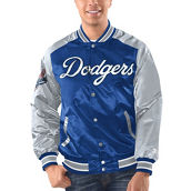 Starter Men's Royal/White Los Angeles Dodgers Varsity Satin Full-Snap Jacket