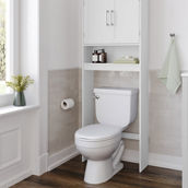 Flash Furniture Over the Toilet Storage Cabinet with Shelves