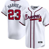 Nike Men's Michael Harris II White Atlanta Braves Home Limited Player Jersey