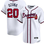 Nike Men's Marcell Ozuna White Atlanta Braves Home Limited Player Jersey
