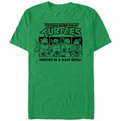 Mad Engine Teenage Mutant Ninja Turtles Young Men's Framed Four T-Shirt
