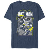 Mad Engine Warner Bros - Batman Young Men's BATMAN COMIC BOX T-Shirt