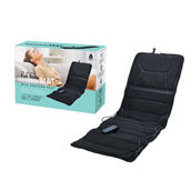 PURSONIC Luxury Massage Mat with Soothing Heat - 10 Powerful Motors
