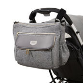 Sunveno Tweed Luxe Stroller Organizer Diaper Bag, Gray
